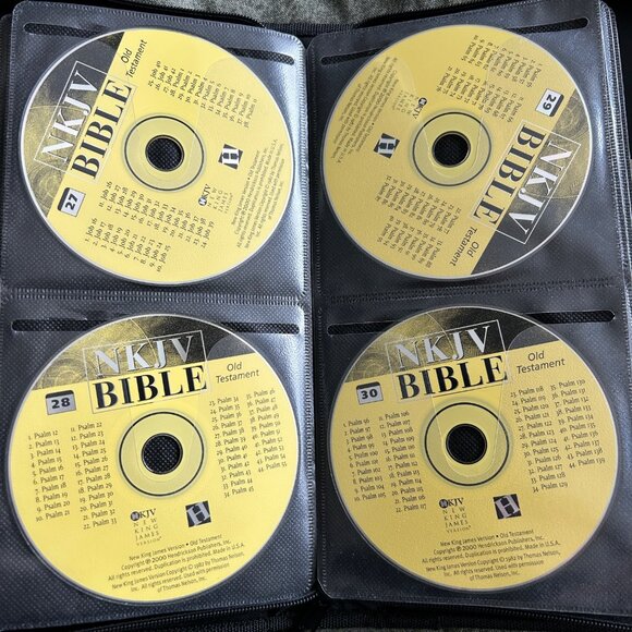 NKJV Bible New & Old Testament 64 CD Set Audiobook In Zippered Case Hendrickson